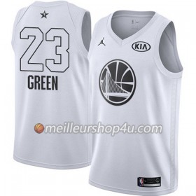 Maillot Basket Homme Golden State Warriors Draymond Green 23 2018 All Star Jordan Brand Blanc Swingman